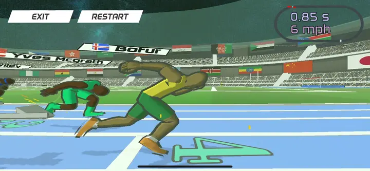 Screenshot of the store version of Speed Stars
