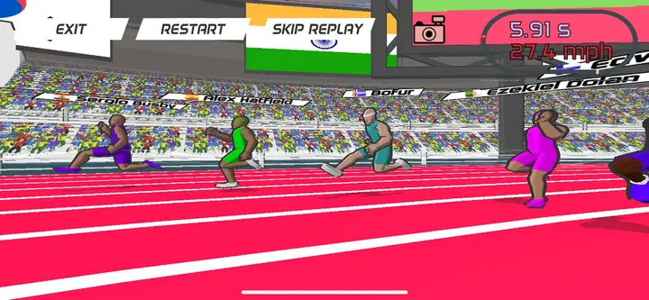 App Store screenshot of customized Speed Stars runners